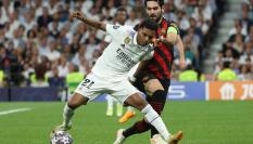 Uno de los instantes del Real Madrid - Manchester City