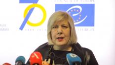 La comisaria de Derechos Humanos del Consejo de Europa, la bosnia Dunja Mijatovic, en una imagen de archivo.