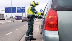 Guardia Civil en un control de tráfico