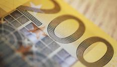 Fotografía de stock de un billete de 200 euros.