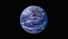 Fotografía de la Tierra tomada desde el espacio.