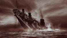 Recreación del hundimiento del Titanic