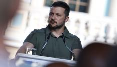 El mandatario ucraniano, Volodímir Zelenski.