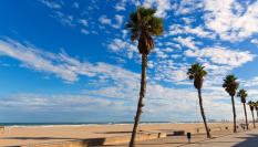 Playa de La Patacona, en Valencia.