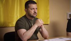 El presidente de Ucrania, Volodimir Zelenski