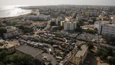 Vista aérea de Dakar (Senegal).