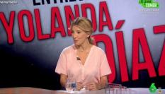 Yolanda Díaz, en 'El Intermedio'