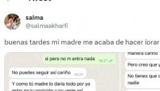 El tuit de la usuaria @salmaakharfi