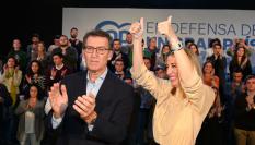 Feijóo y María Guardiola, en una imagen de archivo.