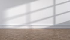 Imagen de archivo de una habitación vacía.