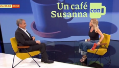 Momento de la entrevista de Susanna Griso a Zapatero.