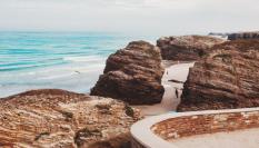Playa de las Catedrales, en Ribadeo (Lugo)
