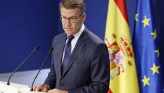El presidente del PP, Alberto Núñez Feijóo.