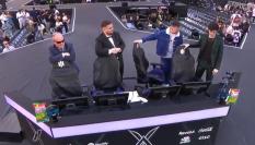 Ibai Llanos y el resto de comentaristas de 'La Velada'.