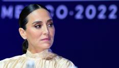 Tamara Falcó durante la conferencia en el Congreso de las Familias en México.