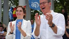Foto de archivo de Isabel Díaz Ayuso y Alberto Núñez Feijóo