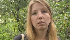 Fotografía de archivo de la escritora ucraniana Victoria Amelina