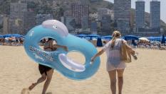 Turistas en Benidorm