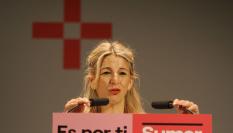 Yolanda Díaz, en un acto de Sumar.