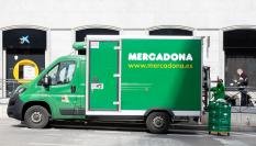 Camión de reparto de Mercadona