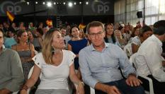 Guardiola y Feijóo, juntos en Badajoz