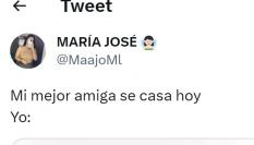 El tuit de María José