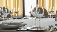 Imagen de archivo de la mesa de un restaurante.