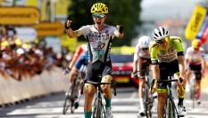 Pello Bilbao celebra su victoria