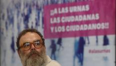 El escritor y actor español Bob Pop participa en el manifiesto titulado "¡A las urnas las ciudadanas y los ciudadanos!" este miércoles en el Círculo de Bellas Artes en Madrid.