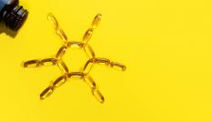 Píldoras de vitamina D.