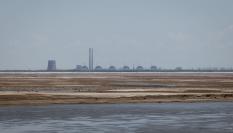Vista de la central nuclear de Zaporiyia (Ucrania).