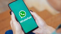 Logo de WhatsApp en un smartphone