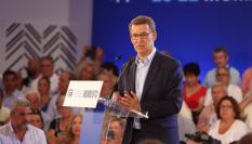 El líder del PP y candidato a la Presidencia del Gobierno, Alberto Núñez Feijóo