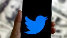 Icono de Twitter en un móvil