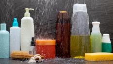 Imagen de archivo de unos geles de baño.