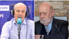 Narciso Michavila y José Félix Tezanos, en sendas imágenes de archivo