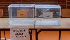 Mesa electoral del CEIP Emperador Carlos V de Getafe