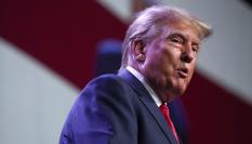 Donald Trump en un acto reciente.