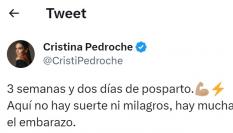 El tuit de Cristina Pedroche