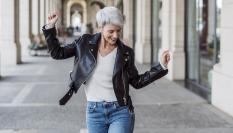 Imagen de archivo de una señora.