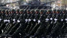 Imagen de archivo de un desfile del Ejército de Tailandia.
