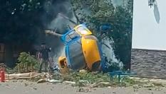 El helicóptero de la DGT.