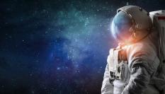 Ilustración de un astronauta en el espacio.