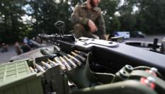 Imagen de archivo de una ametralladora tipo MG3, durante una maniobra del Ejército alemán.