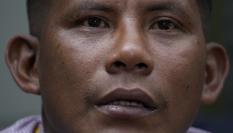 Manuel Ranoque, padre de dos de los niños desaparecidos en la selva de Colombia.