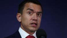 El candidato Daniel Noboa en una imagen reciente.