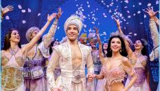 El Príncipe Ali y la Princesa Jasmine.