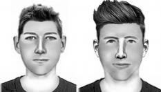 Los retratos robot difundidos por la Guardia Civil en Twitter.