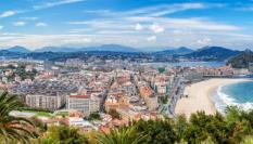Vista aérea de San Sebastián