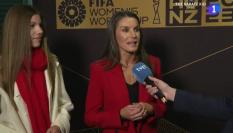 La reina Letizia y la infanta Sofía en 'TVE'.